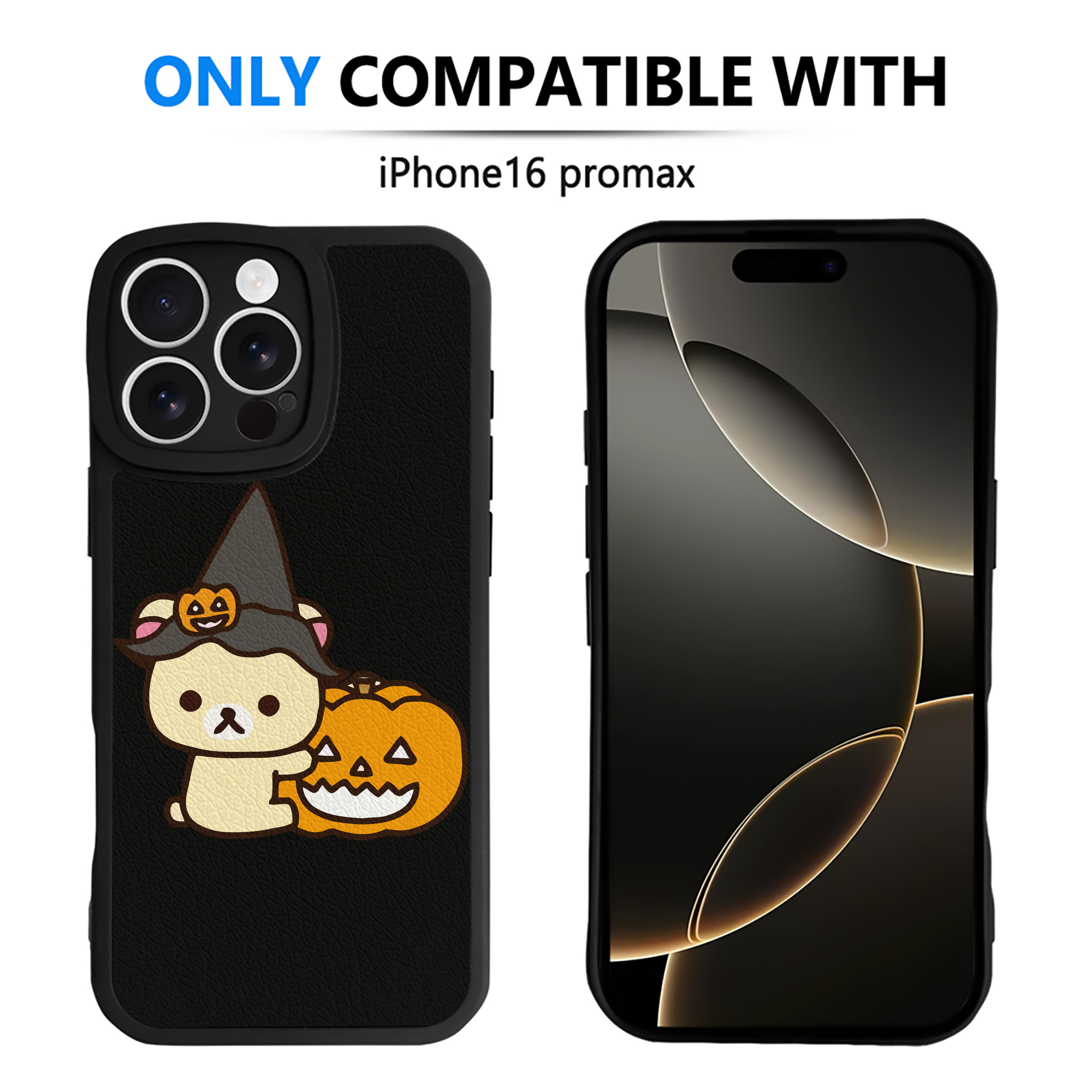 （画像用） リラックマ リラックマ キイロイトリ Rilakkuma Korilakkuma Kiiroitori 【iPhone 16シリーズ対応】シリコンスマホケース（レザー調） 材質：シリコン